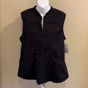 Bomber Style Scrub Vest